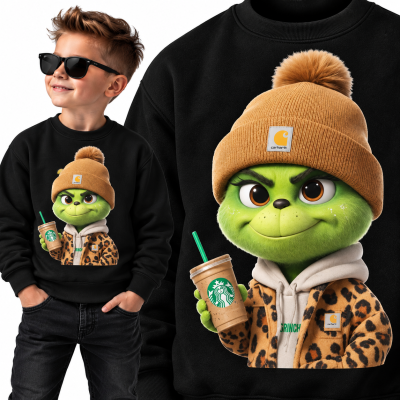 BLUZA ŚWIĄTECZNA GRINCH CAFFE